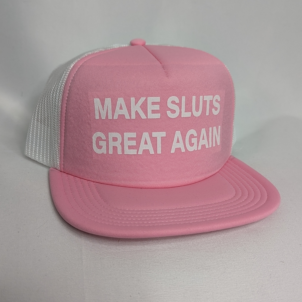 COPY - MAKE SLUTS GREAT AGAIN PARTY TRUCKER HATS